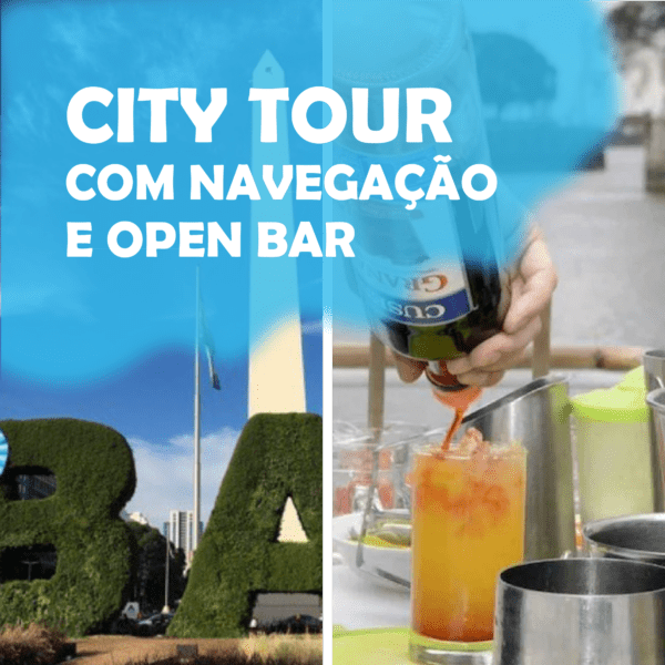 City Tour com Navegação e Open Bar