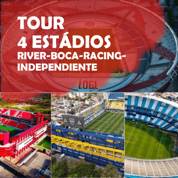 Tour 4 Estádios (River-Boca-Racing-Independiente)